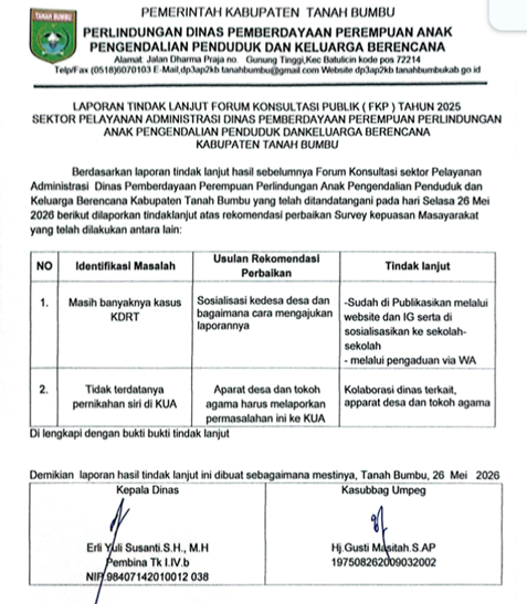 Tindak Lanjut FKP 2026